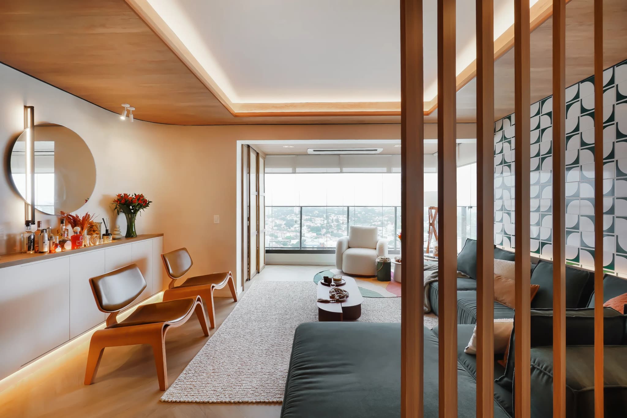 Reforma de um apartamento de 60m² na Vila Mariana feito pela Studio Side